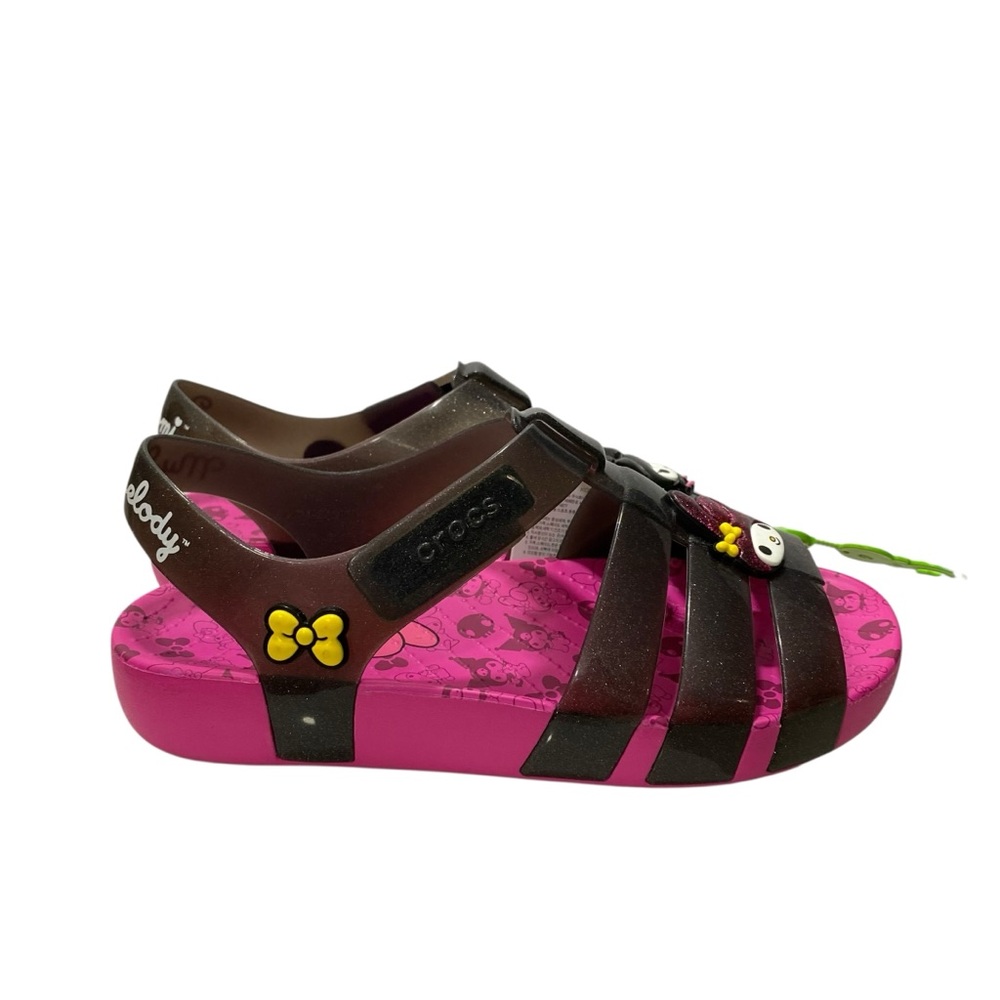 Crocs HELLO KITTY AND FRIENDS MY MELODY AND KUROMI STOMP SANDAL‎ Women’s Size 6